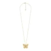 Sutton Butterfly Collection Gold-Tone Stainless Steel Pendant Necklace Sutton Butterfly Collection Gold-Tone Stainless Steel Pendant Necklace