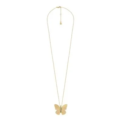 Sutton Butterfly Collection Gold-Tone Stainless Steel Pendant Necklace Sutton Butterfly Collection Gold-Tone Stainless Steel Pendant Necklace