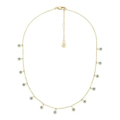 Sutton Evil Eye Brass Chain Necklace Sutton Evil Eye Brass Chain Necklace