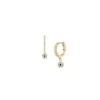 Sutton Evil Eye Brass Hoop Earrings Sutton Evil Eye Brass Hoop Earrings