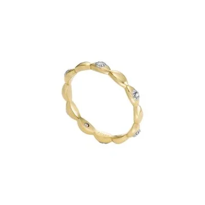 Sutton Evil Eye Gold-Tone Stainless Steel Band Ring Sutton Evil Eye Gold-Tone Stainless Steel Band Ring