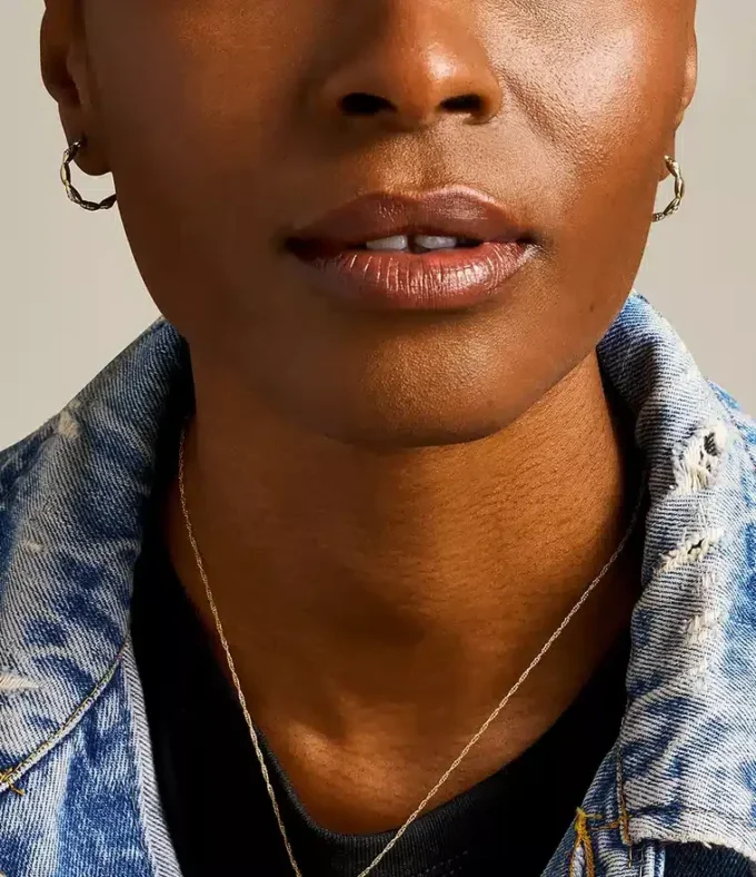 Sutton Evil Eye Gold-Tone Stainless Steel Hoop Earrings Sutton Evil Eye Gold-Tone Stainless Steel Hoop Earrings