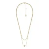 Sutton Evil Eye Gold-Tone Stainless Steel Multi-Strand Necklace Sutton Evil Eye Gold-Tone Stainless Steel Multi-Strand Necklace