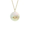 Sutton Evil Eye Gold-Tone Stainless Steel Pendant Necklace Sutton Evil Eye Gold-Tone Stainless Steel Pendant Necklace