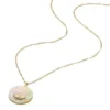 Sutton Evil Eye Gold-Tone Stainless Steel Pendant Necklace Sutton Evil Eye Gold-Tone Stainless Steel Pendant Necklace