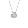 Sutton Glitz Heart Stainless Steel Pendant Necklace Sutton Glitz Heart Stainless Steel Pendant Necklace