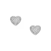 Sutton Glitz Heart Stainless Steel Stud Earrings Sutton Glitz Heart Stainless Steel Stud Earrings