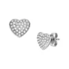 Sutton Glitz Heart Stainless Steel Stud Earrings Sutton Glitz Heart Stainless Steel Stud Earrings