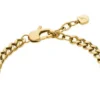 Sutton Gold-Tone Stainless Steel Heart Bracelet Sutton Gold-Tone Stainless Steel Heart Bracelet