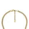 Sutton Gold-Tone Stainless Steel Heart Necklace Sutton Gold-Tone Stainless Steel Heart Necklace