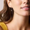Sutton Heartbeat Gold-Tone Brass Front to Back Earrings Sutton Heartbeat Gold-Tone Brass Front to Back Earrings