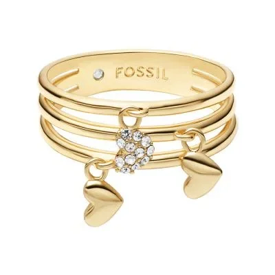 Sutton Heartbeat Gold-Tone Brass Prestack Ring Sutton Heartbeat Gold-Tone Brass Prestack Ring