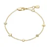 Sutton Heartbeat Gold-Tone Brass Station Bracelet Sutton Heartbeat Gold-Tone Brass Station Bracelet