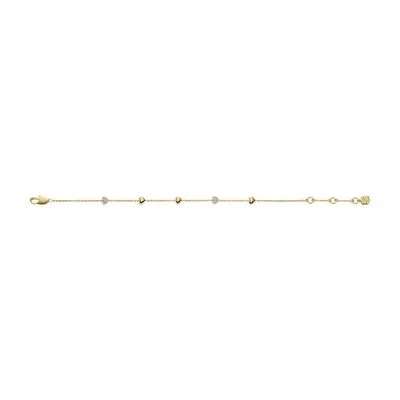 Sutton Heartbeat Gold-Tone Brass Station Bracelet Sutton Heartbeat Gold-Tone Brass Station Bracelet