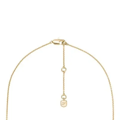 Sutton Heartbeat Gold-Tone Brass Station Necklace Sutton Heartbeat Gold-Tone Brass Station Necklace