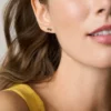 Sutton Heartbeat Gold-Tone Brass Stud Earrings Sutton Heartbeat Gold-Tone Brass Stud Earrings