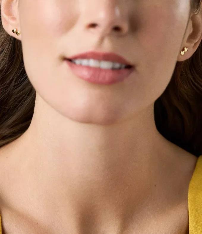 Sutton Heartbeat Gold-Tone Brass Stud Earrings Sutton Heartbeat Gold-Tone Brass Stud Earrings