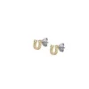 Sutton Horseshoe Gold-Tone Stainless Steel Stud Earrings Sutton Horseshoe Gold-Tone Stainless Steel Stud Earrings