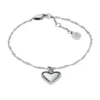 Sutton Legacy Heart Stainless Steel Rotating Chain Bracelet Sutton Legacy Heart Stainless Steel Rotating Chain Bracelet