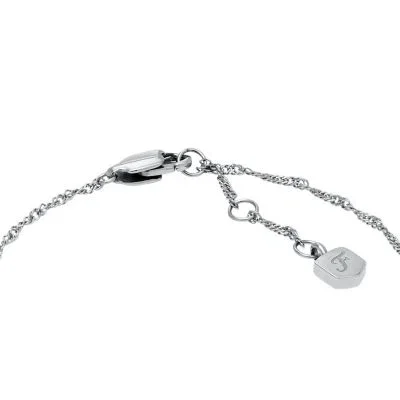 Sutton Legacy Heart Stainless Steel Rotating Chain Bracelet Sutton Legacy Heart Stainless Steel Rotating Chain Bracelet