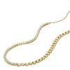 Sutton Love-All Gold-Tone Brass Heart Link Tennis Necklace Sutton Love-All Gold-Tone Brass Heart Link Tennis Necklace