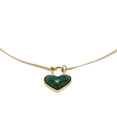 Sutton Modern Meadows Reconstituted Malachite Heart Chain Bracelet Sutton Modern Meadows Reconstituted Malachite Heart Chain Bracelet