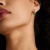Sutton Modern Meadows Reconstituted Malachite Heart Hoop Earrings Sutton Modern Meadows Reconstituted Malachite Heart Hoop Earrings