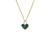 Sutton Modern Meadows Reconstituted Malachite Heart Pendant Necklace Sutton Modern Meadows Reconstituted Malachite Heart Pendant Necklace
