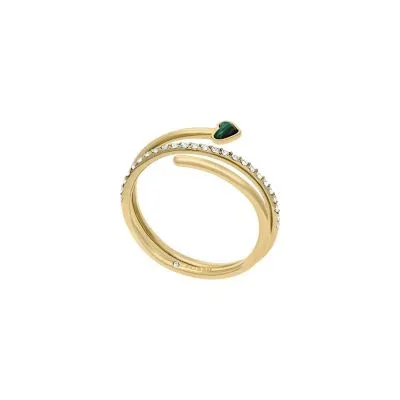 Sutton Modern Meadows Reconstituted Malachite Prestack Heart Ring Sutton Modern Meadows Reconstituted Malachite Prestack Heart Ring