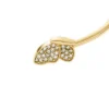 Sutton Pavé Butterfly Gold-Tone Stainless Steel Cuff Bracelet Sutton Pavé Butterfly Gold-Tone Stainless Steel Cuff Bracelet