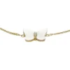 Sutton Radiant Wings White Mother-of-Pearl Butterfly Chain Bracelet Sutton Radiant Wings White Mother-of-Pearl Butterfly Chain Bracelet
