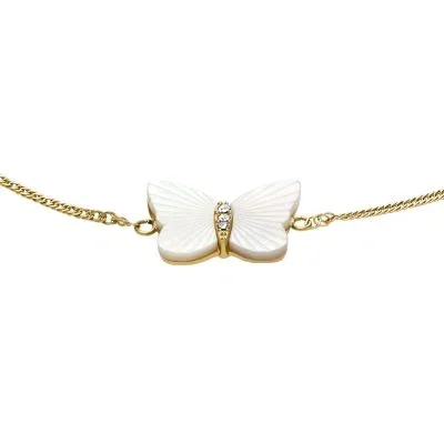 Sutton Radiant Wings White Mother-of-Pearl Butterfly Chain Bracelet Sutton Radiant Wings White Mother-of-Pearl Butterfly Chain Bracelet