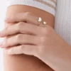 Sutton Radiant Wings White Mother-of-Pearl Butterfly Ring Sutton Radiant Wings White Mother-of-Pearl Butterfly Ring