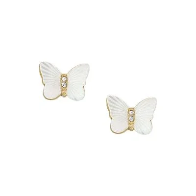Sutton Radiant Wings White Mother-of-Pearl Stud Butterfly Earrings Sutton Radiant Wings White Mother-of-Pearl Stud Butterfly Earrings