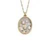 Sutton Shaky Glitz Gold-Tone Stainless Steel Moon and Star Pendant Necklace Sutton Shaky Glitz Gold-Tone Stainless Steel Moon and Star Pendant Necklace