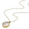 Sutton Shaky Glitz Gold-Tone Stainless Steel Moon and Star Pendant Necklace Sutton Shaky Glitz Gold-Tone Stainless Steel Moon and Star Pendant Necklace