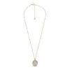 Sutton Shaky Glitz Gold-Tone Stainless Steel Moon and Star Pendant Necklace Sutton Shaky Glitz Gold-Tone Stainless Steel Moon and Star Pendant Necklace