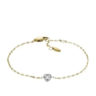 Sutton Tokens Of Affection Two-Tone Stainless Steel Chain Bracelet