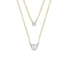 Sutton Tokens Of Affection Two-Tone Stainless Steel Chain Necklace Sutton Tokens Of Affection Two-Tone Stainless Steel Chain Necklace