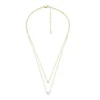 Sutton Tokens Of Affection Two-Tone Stainless Steel Chain Necklace Sutton Tokens Of Affection Two-Tone Stainless Steel Chain Necklace