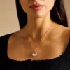 Sutton Yours Truly Gold-Tone Stainless Steel Pendant Necklace Sutton Yours Truly Gold-Tone Stainless Steel Pendant Necklace