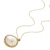 Sutton Yours Truly Gold-Tone Stainless Steel Pendant Necklace Sutton Yours Truly Gold-Tone Stainless Steel Pendant Necklace