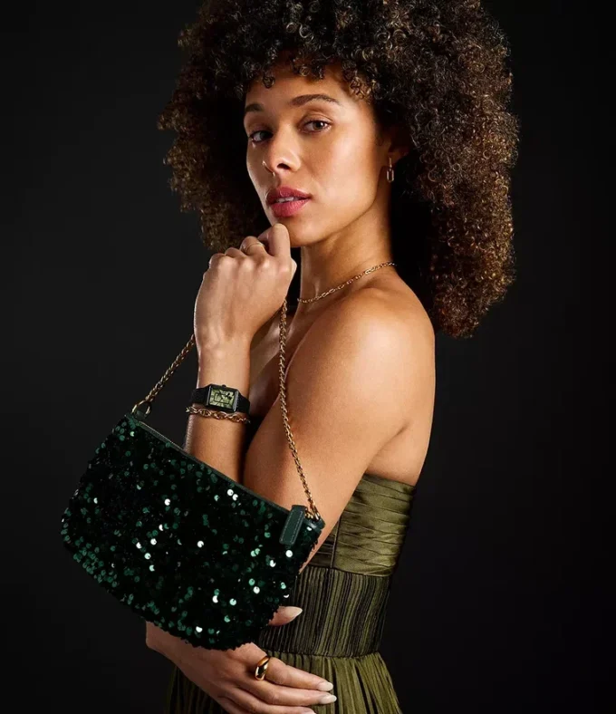 The Wizard of Oz x Fossil Special-Edition Emerald Sequin Jolie Bag The Wizard of Oz x Fossil Special-Edition Emerald Sequin Jolie Bag