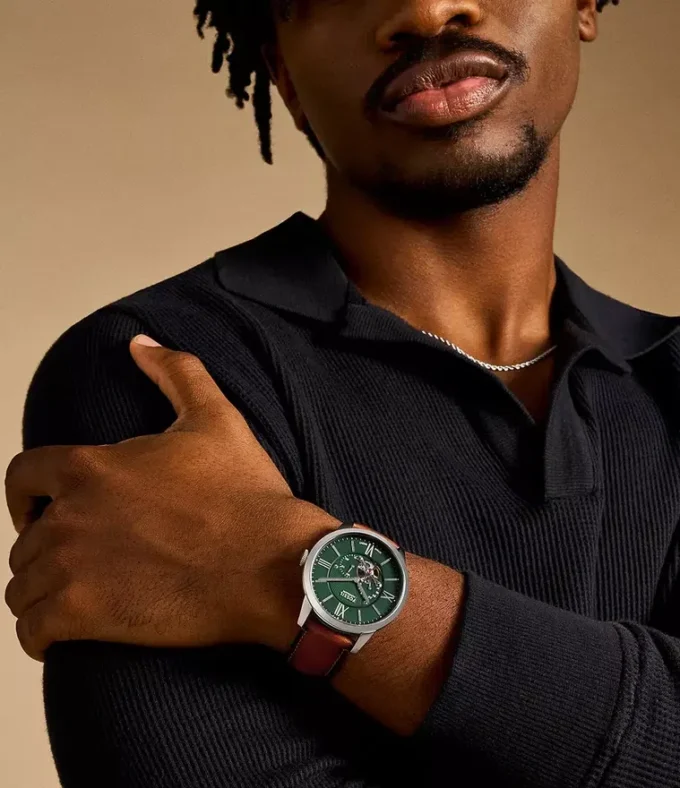 Townsman Automatic Brown Leather Watch Townsman Automatic Brown Leather Watch