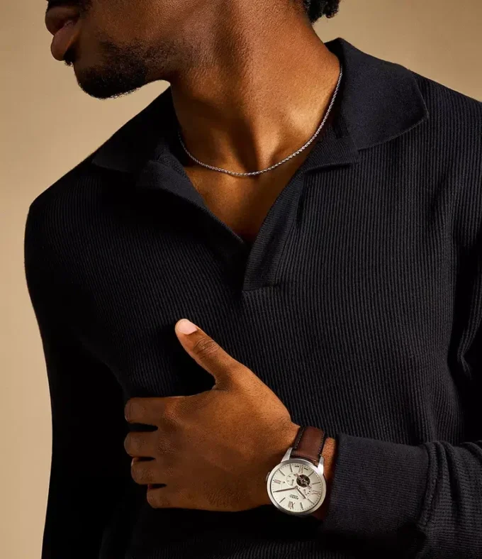 Townsman Automatic Brown Leather Watch Townsman Automatic Brown Leather Watch
