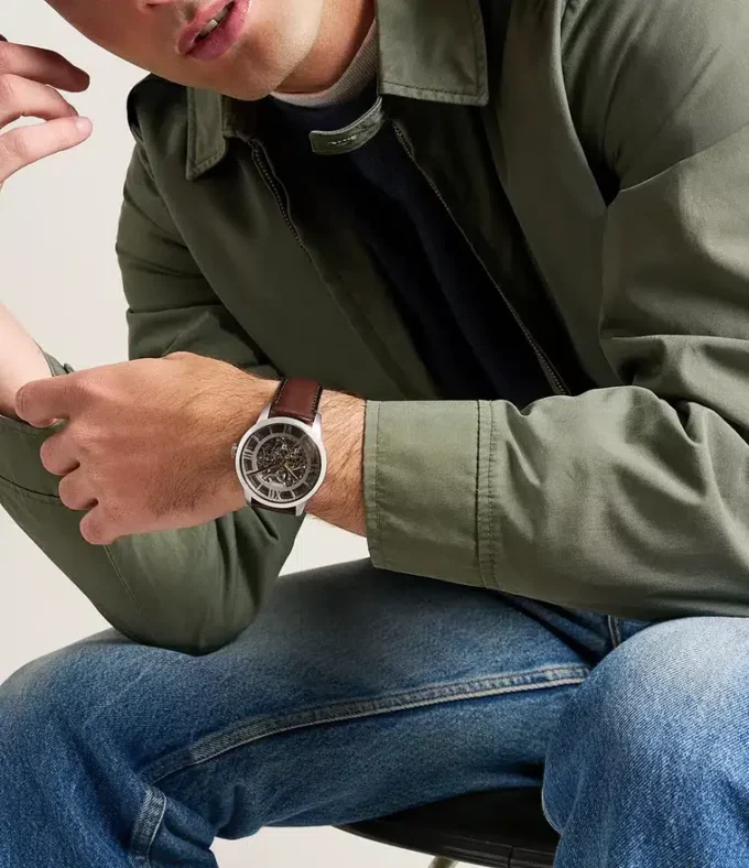 Townsman Automatic Brown Leather Watch Townsman Automatic Brown Leather Watch
