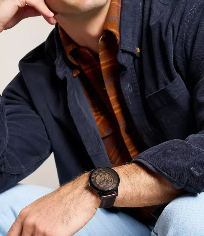 Townsman Automatic Dark Brown Leather Watch Townsman Automatic Dark Brown Leather Watch