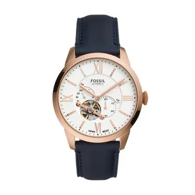 Townsman Automatic Navy Leather Watch Townsman Automatic Navy Leather Watch