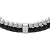 Townsman Beads Black Leather Multi-Strand Bracelet Townsman Beads Black Leather Multi-Strand Bracelet