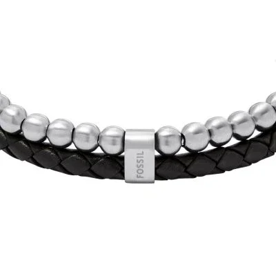 Townsman Beads Black Leather Multi-Strand Bracelet Townsman Beads Black Leather Multi-Strand Bracelet